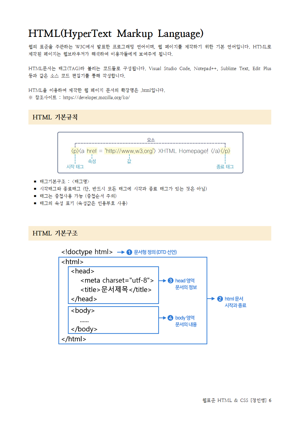 웹표준